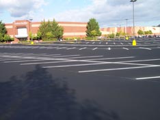 Valley River Center: Seal Coating and Striping